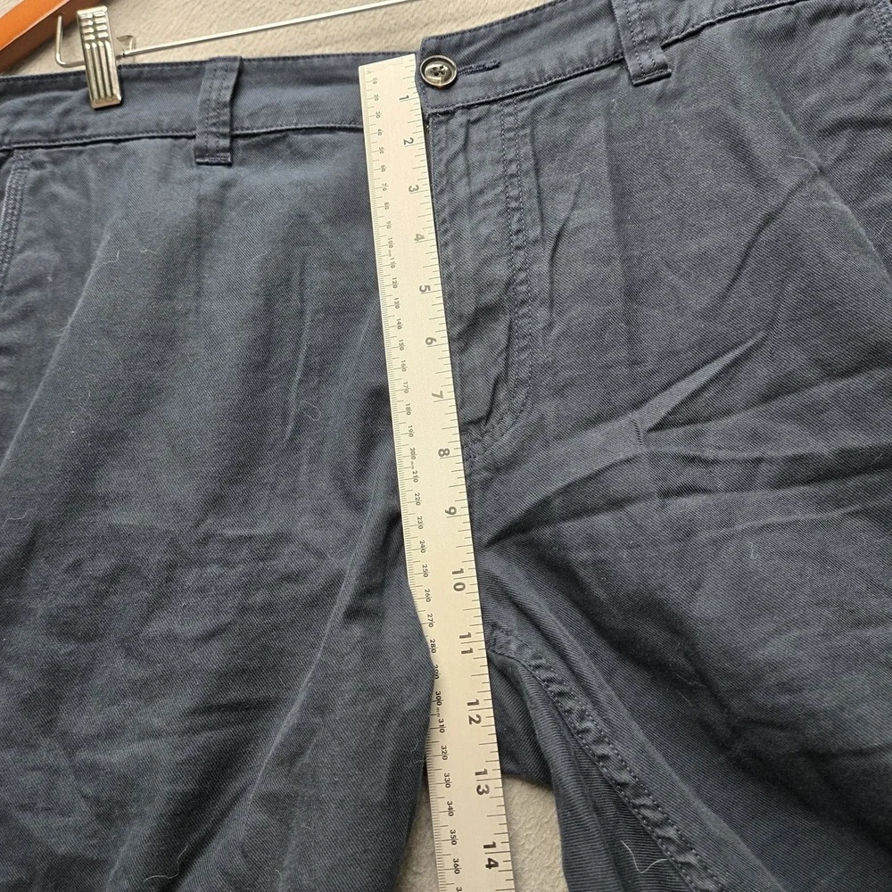John Varvatos Men Shorts 36 Navy Chino Button 7